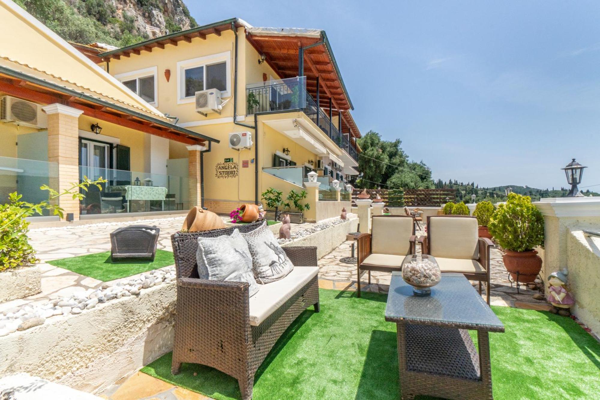 Angela Panorama Villa Paleokastritsa Eksteriør billede