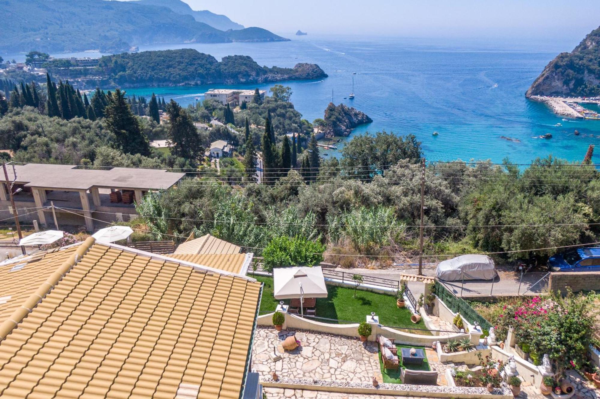 Angela Panorama Villa Paleokastritsa Eksteriør billede