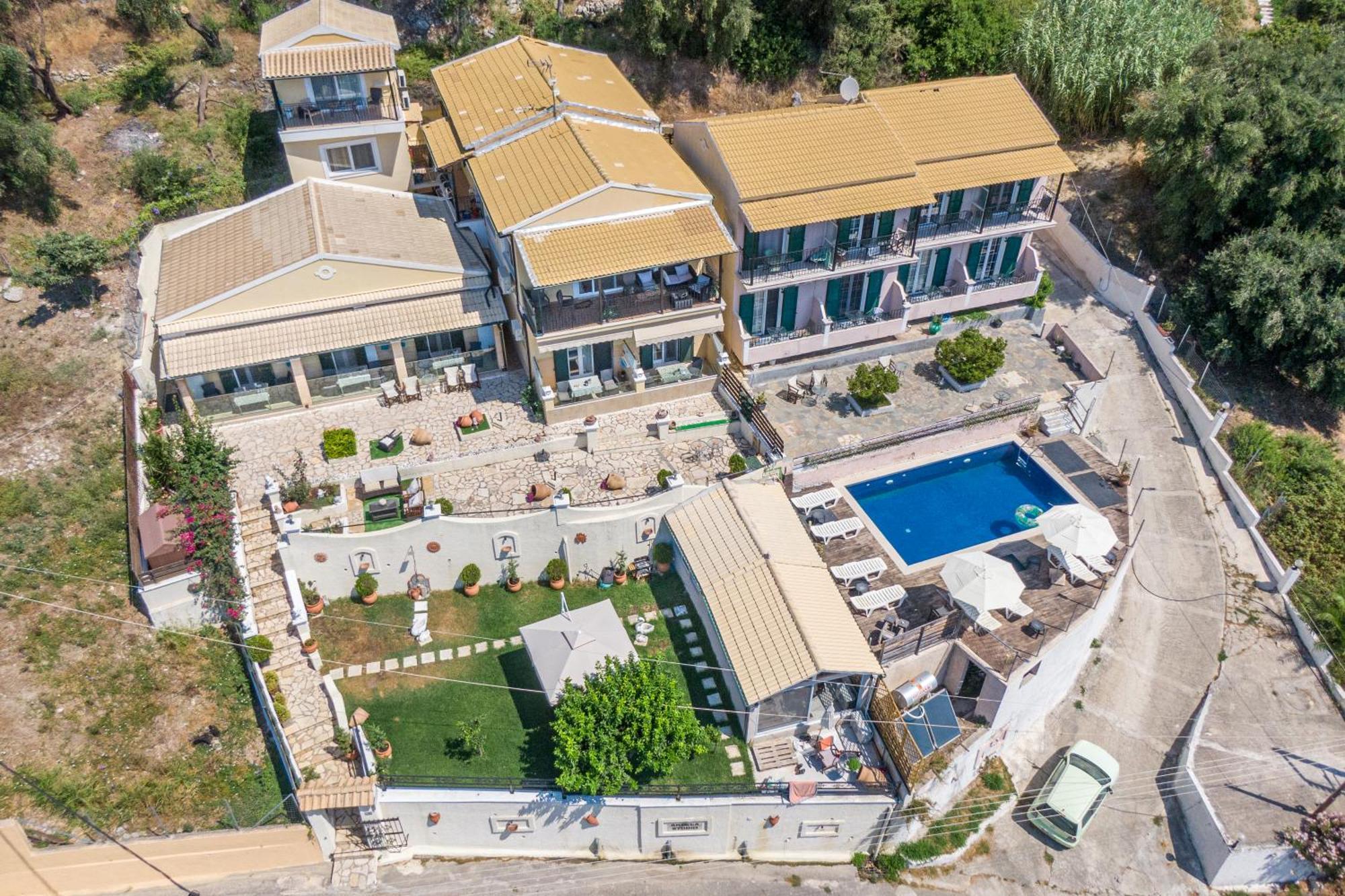 Angela Panorama Villa Paleokastritsa Eksteriør billede